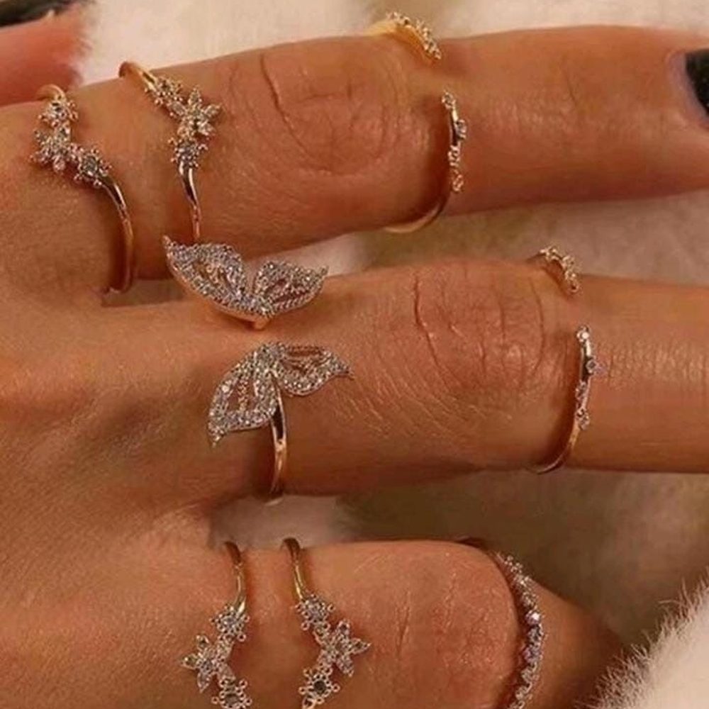 Butterfly Ring Stack