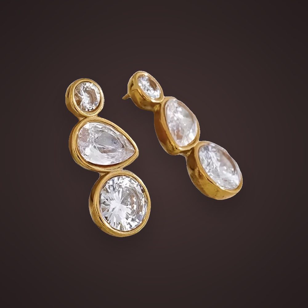 Crystal Cluster Earrings