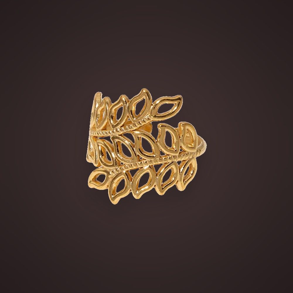 Leaf Openwork Ring